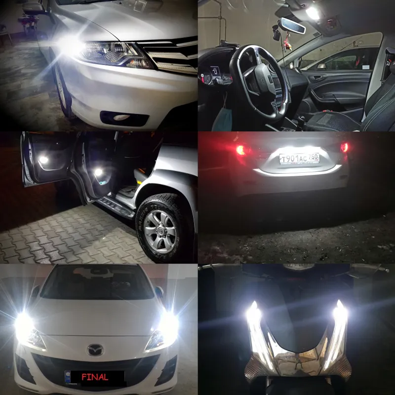 10Pcs W5W LED Canbus T10 LED Car Parking Interior Lighting for BMW E46 E90 F10 E39 E60 E87 E36 Kia Sportage Rio 3 Ceed LED Light