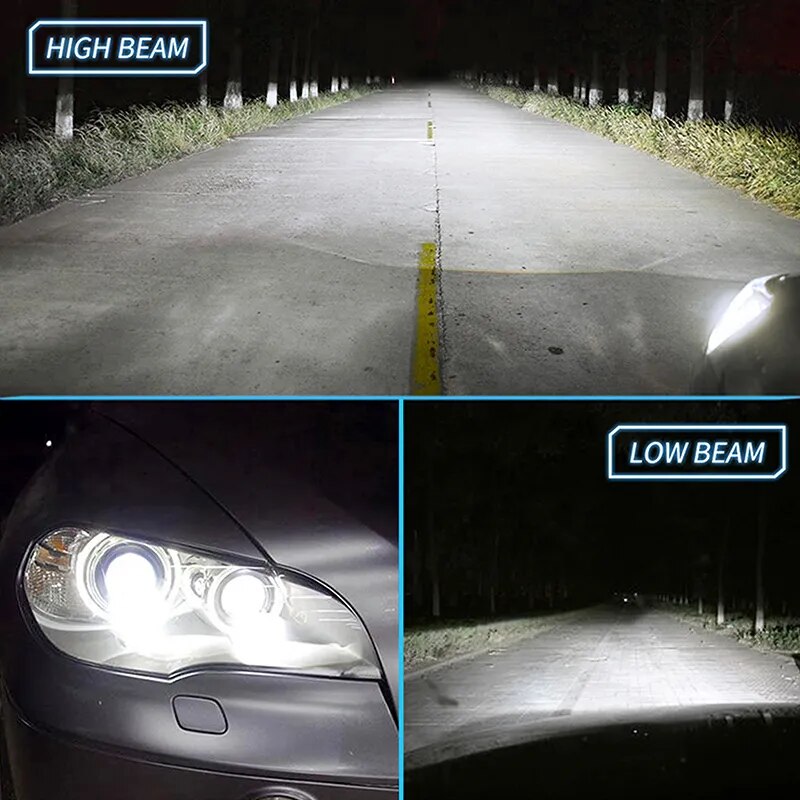 LEARNEW H4 LED H7 Headlight H11 LED Lights For Car Lamps 6000K 90W 9000LM LED 12V Auto Fog Light Bulbs