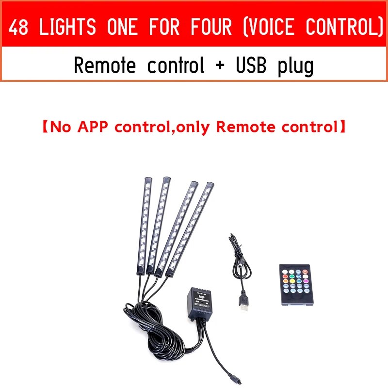 48LED USB remote