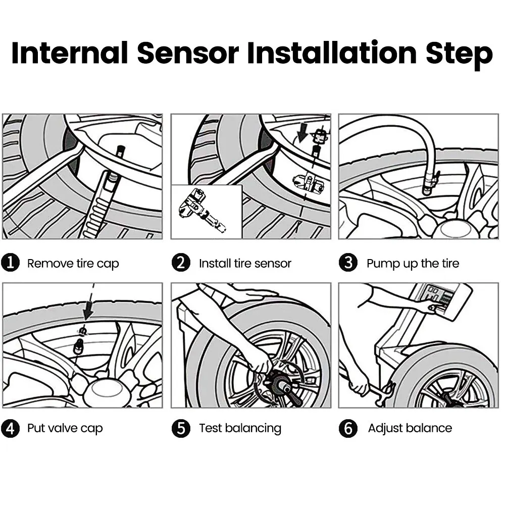 USB TPMS for Android Car Stereo Radio 4-Sensor Wireless Vehicle Auto Tire Pressure Monitoring Temperature Alarm System