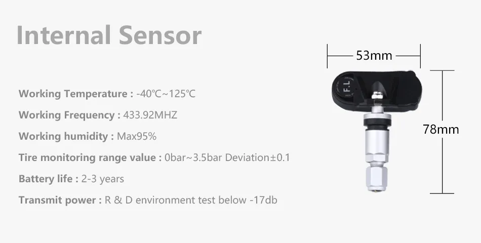 Jansite TPMS Car Tire Pressure Alarm Monitor System Real-time Display Attached to glass wireless Solar power tpms with 4 sensors