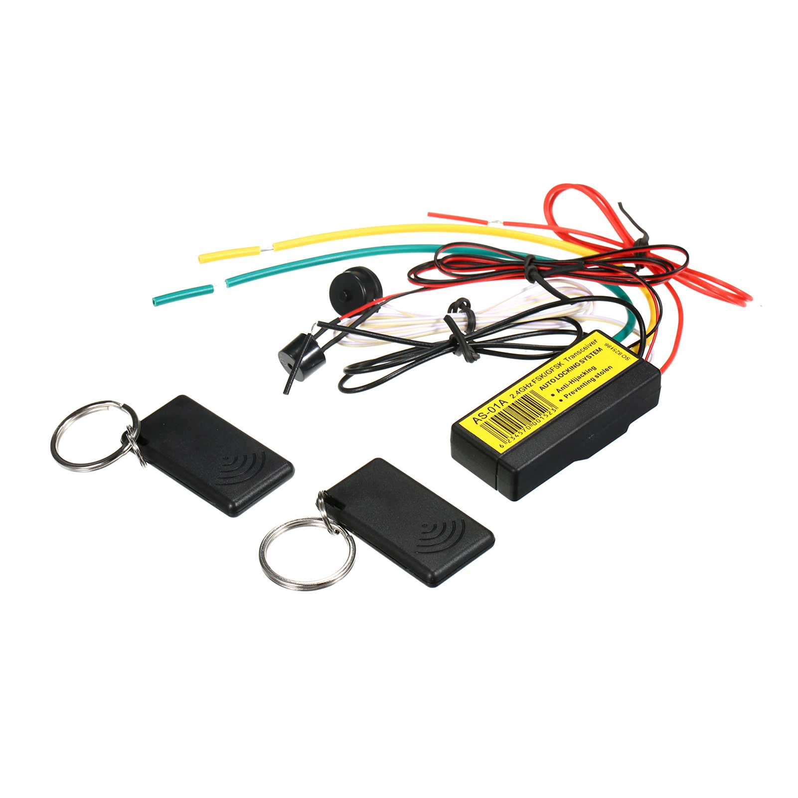 Engine Immobilizer Car Anti-Theft Device Portable Anti-Hijacking Alarm System for 12V Vehicles Large-capacity CR2032 Battery