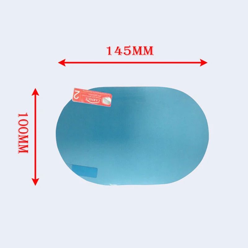 2pcs Universal Anti-Fog Anti-glare Rainproof Car Tuning Rearview Mirror Trim Film Cover Exterior Parts Car Glass Accessories