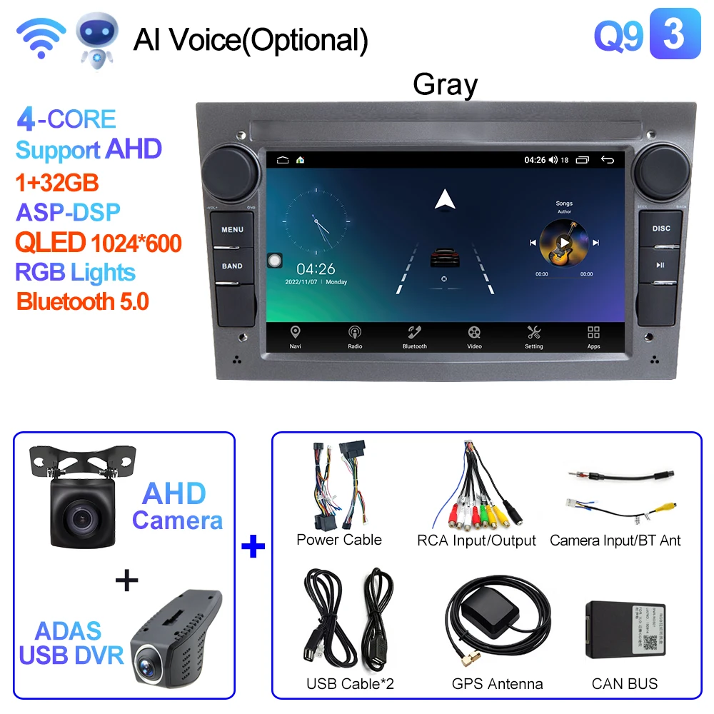 Gray Q9(1-32GB)C-D