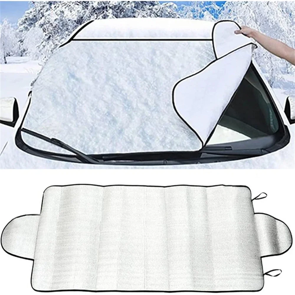 Magnetic Car Front Windscreen Cover Oxford Cloth Car Windshield Sunshades Rainproof Heat Insulation Universal Car Visor Cover