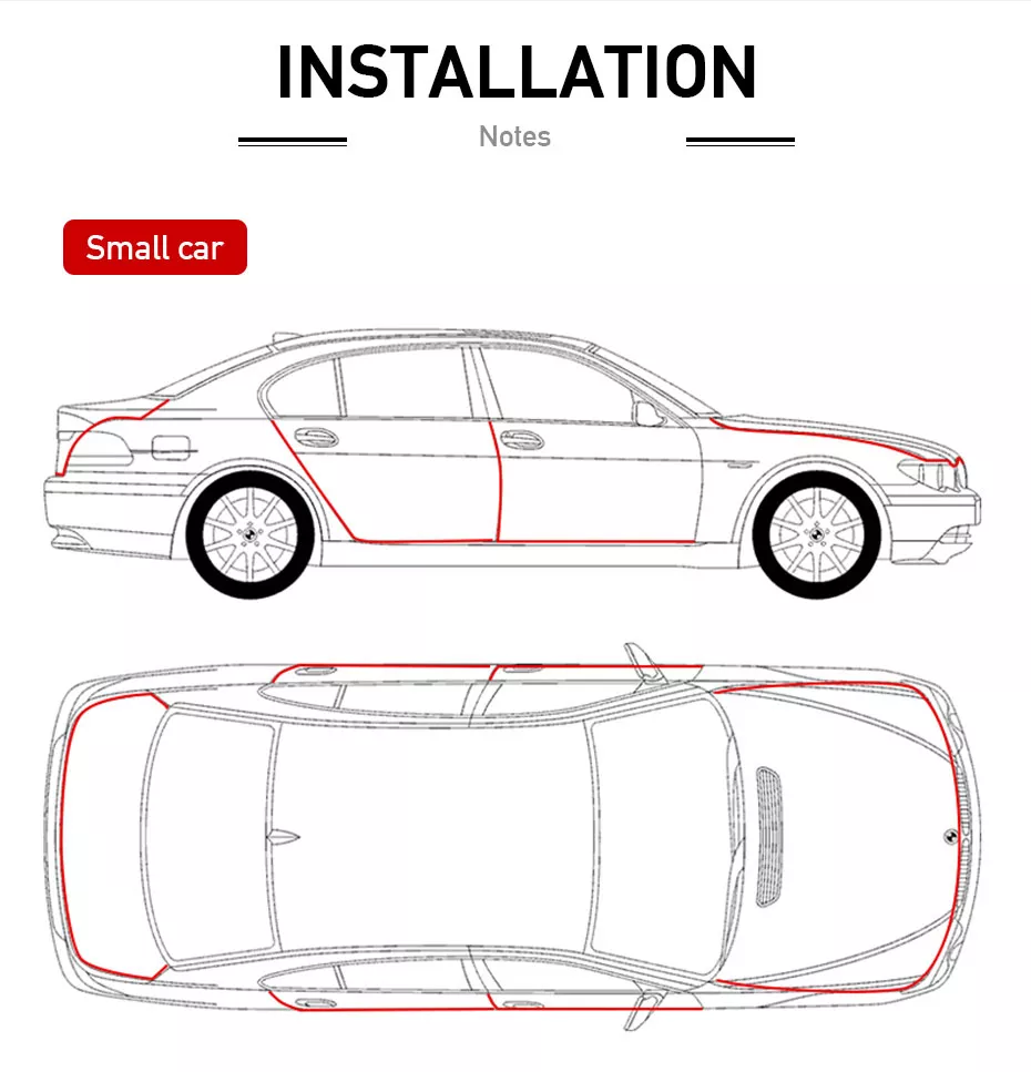 2/5/10m Car Door Seal Edge Protector Auto Sealing Tape Strips Guard Trim Automobile Door Trunk Stickers Decorative Seal for Cars