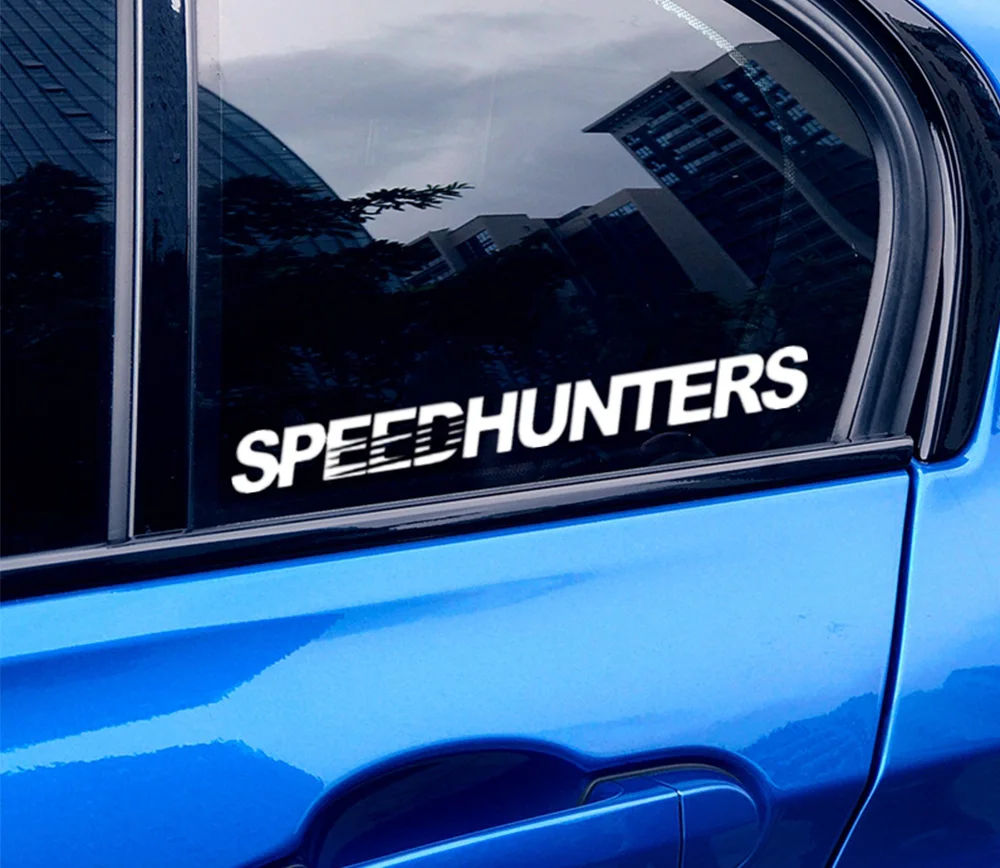 Various Sizes Speed Hunters Graphics Car Vinyl Stickers Waterproof Racing Body Truck Bumper Rear Window Decal Tuning Accessories