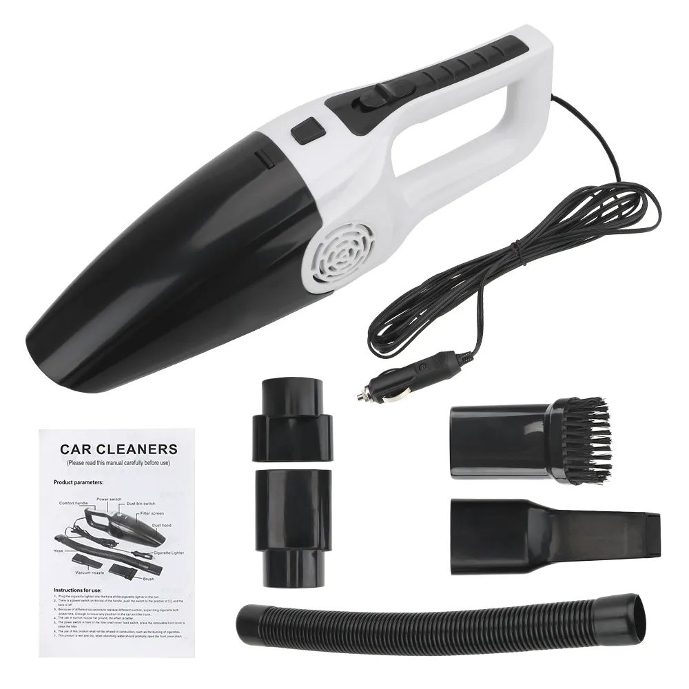 12V 120W Car Vacuum Cleaner Handheld High Suction Wet And Dry Dual Use Seat Dashboard Cleaning Automotive Accessories Interior