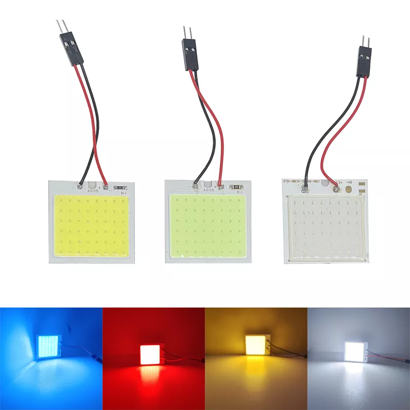 2/4/10 PCS Car Interior Accessories 18/24/48 SMD T10 4W 12V COB Car Interior Panel LED Lights Lamp Bulb Car Dome Light Car Panel