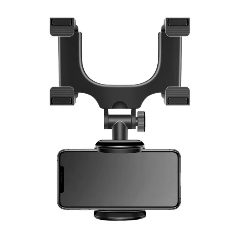 Car Rearview Mirror Mount Car Phone Bracket Navigation GPS Stand Foldable Adjustment Phone Holder Car Car Accessories