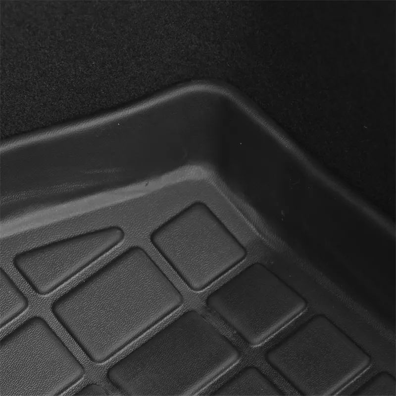 TPE Pad Front Rear Mat for Tesla Model 3 Model Y Mat Accessories Trunk Cargo Tray Floor Mat with Model3 LOGO Trunk Mats