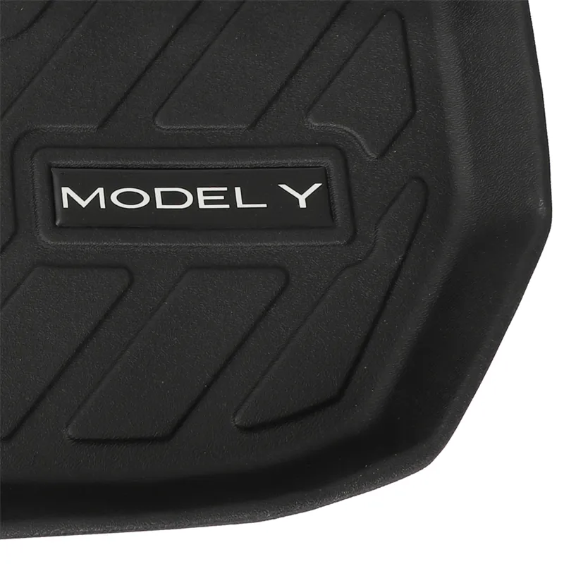 TPE Pad Front Rear Mat for Tesla Model 3 Model Y Mat Accessories Trunk Cargo Tray Floor Mat with Model3 LOGO Trunk Mats