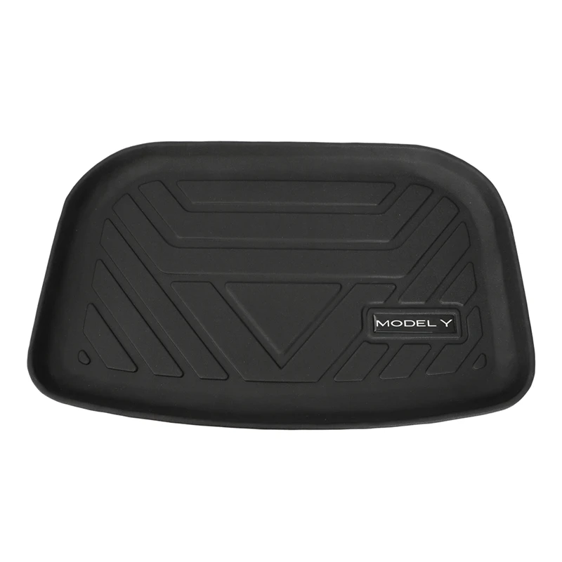 TPE Pad Front Rear Mat for Tesla Model 3 Model Y Mat Accessories Trunk Cargo Tray Floor Mat with Model3 LOGO Trunk Mats