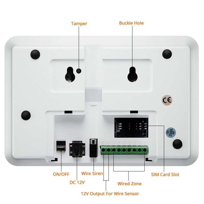 Wireless GSM Security Alarm System with SIM Card