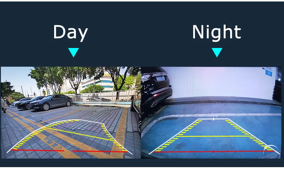 Intelligent Dynamic Trajectory Tracks Rear View Camera HD Reverse Backup Camera for Car Auto Reversing Parking Assistance Intell