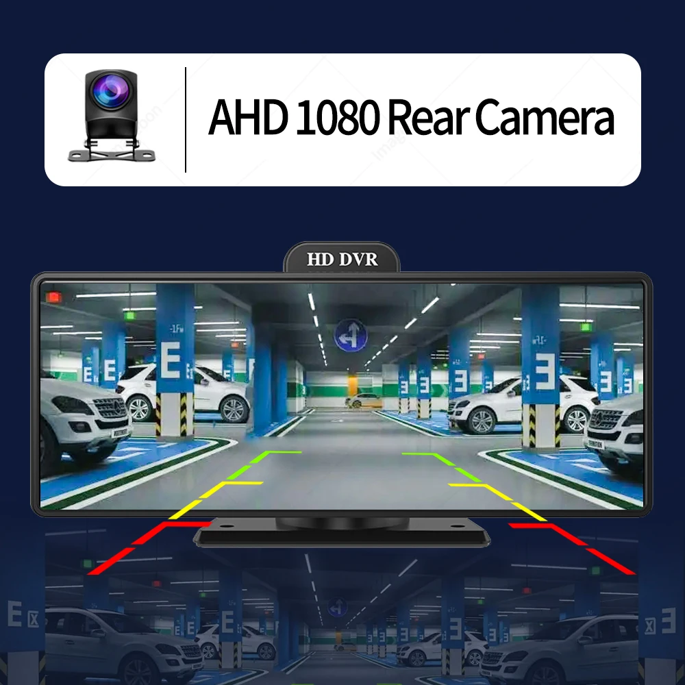 Imagebon AHD 1080P Rear Camera 4 Pin 2.5mm Automatic Reversing Rearview Mirror Cam Car DVR Backup