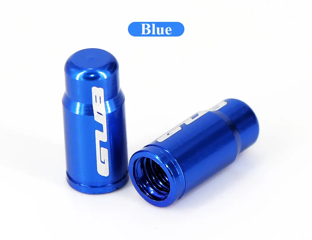 GUB 2pcs Aluminum Bicycle Wheel Valve Cover Dustproof MTB Road Bike Tire Valve Caps Presta Schrader Scooter/Moto/Car Accessories