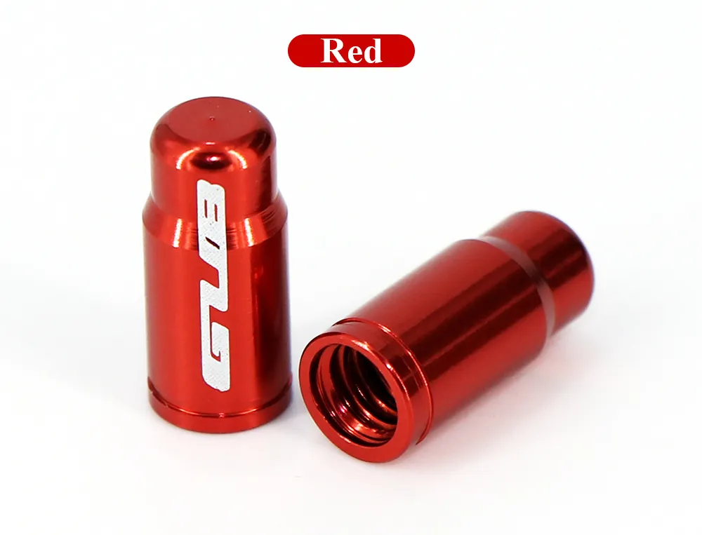 GUB 2pcs Aluminum Bicycle Wheel Valve Cover Dustproof MTB Road Bike Tire Valve Caps Presta Schrader Scooter/Moto/Car Accessories