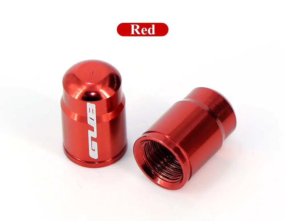 GUB 2pcs Aluminum Bicycle Wheel Valve Cover Dustproof MTB Road Bike Tire Valve Caps Presta Schrader Scooter/Moto/Car Accessories