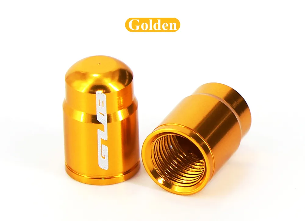 GUB 2pcs Aluminum Bicycle Wheel Valve Cover Dustproof MTB Road Bike Tire Valve Caps Presta Schrader Scooter/Moto/Car Accessories