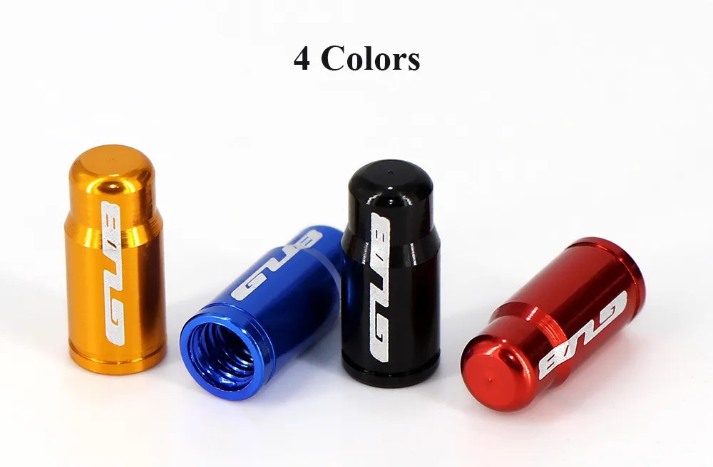 GUB 2pcs Aluminum Bicycle Wheel Valve Cover Dustproof MTB Road Bike Tire Valve Caps Presta Schrader Scooter/Moto/Car Accessories