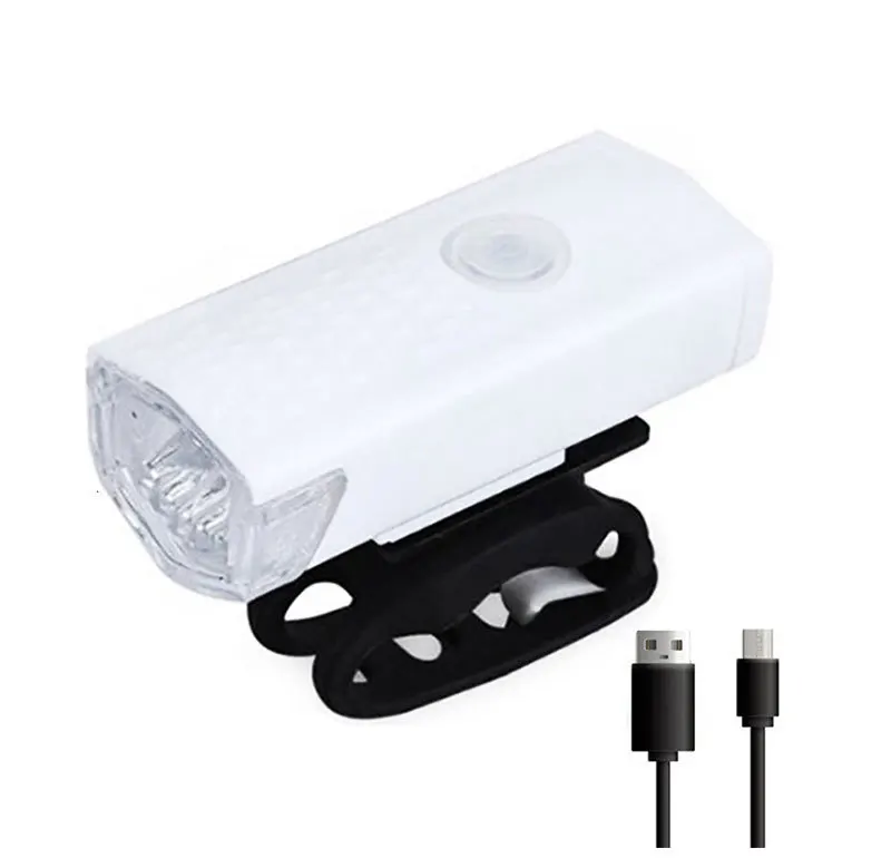 Bike Bicycle Light USB LED Rechargeable Set MTB Road Bike Front Back Headlight Lamp Flashlight Cycling Light Cycling Accessories